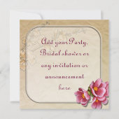 春パーティー又は数々の目的招待状 招待状 (正面)