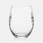 春パーティー – ネイチャーお祝いコール ステムなしワイングラス (右)