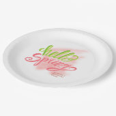 春パーティー ペーパープレート (アングル)