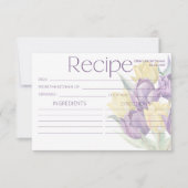 春パープルイエローチューリップレシピ (正面)