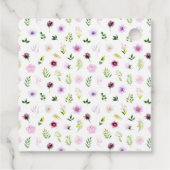 春パープルフローラブライダルシャワーありがとう フェイバータグ (裏面)