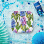 春ヒアシンス ペーパープレート (パーティー)