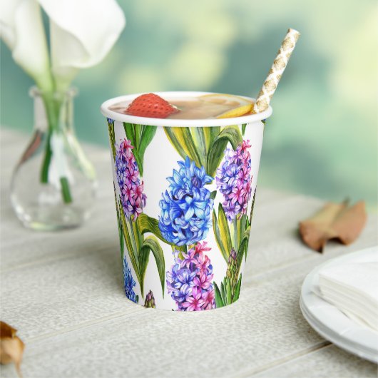 春ヒアシンス 紙コップ (インサイチュ)