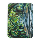 春ヒルカレッジ – アベニューオブザオークスクムカークアート マグネット (縦)