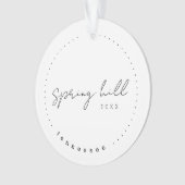 春ヒルテネシーTNトラベル統一された州 オーナメント (正面)