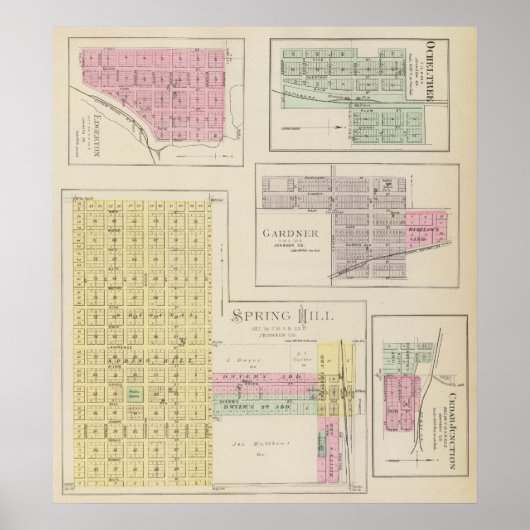 春ヒル,エドガートン,オシェルツリー,ガードナー,カンザス ポスター (正面)