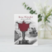 春ヒーリングジャックデビルロンドンヴィンテージアート ポストカード (スタンド正面)