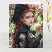 春ビクトリアンゴシック2025デザイン6カード カード (黄色い花)