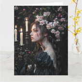 春ビクトリアンゴシック2025デザイン9カード カード (黄色い花)