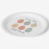 春ビベスパーソナライズされた – イースター紙プレートウィット ペーパープレート (アングル)