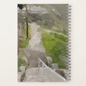 春ビュー(階段のスケッチブックから) ノートブック (裏面)