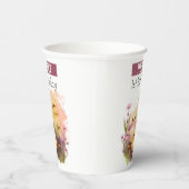 春ビーブシックス – 1歳の誕生日 –  紙コップ (右)