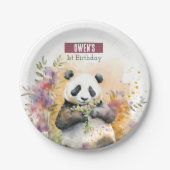 春ビーブパンダバースデーパーティー –  ペーパープレート (正面)