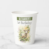 春ビーブラム – 1st誕生日 –  紙コップ (裏面)