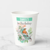 春ビーブロビン – バースデーパーティー 紙コップ (正面)