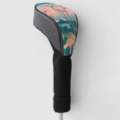 春ピクニックアンダーさくらんぼツリーフラワーズ山富士 ゴルフヘッドカバー (アングル)