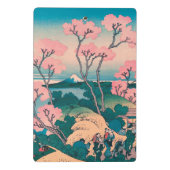 春ピクニックアンダーさくらんぼツリーフラワーズ山富士 ミニクリップボード (裏面)