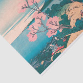 春ピクニックアンダーさくらんぼツリーフラワーズ山富士 薄葉紙 (詳細)