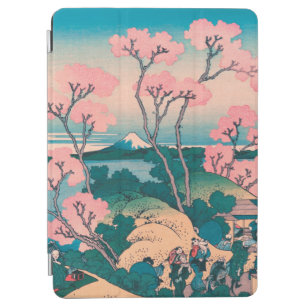 春ピクニックアンダーさくらんぼツリーフラワーズ山富士 iPad AIR カバー
