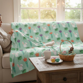 春ピクニックブランケット フリースブランケット