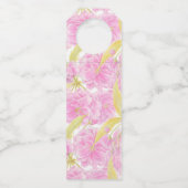 春ピンクさくらんぼ結婚花 ボトルネックタグ (裏面)