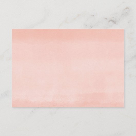 春ピンクのフローラ緑の本のためのベビーガールen エンクロージャーカード (裏面)