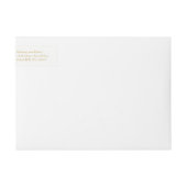 春ピンクウォーターカラーフローラ結婚ズコレクション ラップアラウンドラベル (正面)