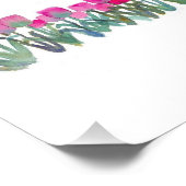 春ピンクチューリップカード フォトプリント            (角)