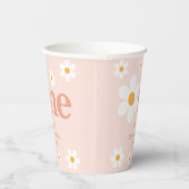 春ピンクデイジー1歳 紙コップ (右)