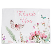 春ピンクバタフライフローラベビーシャワー