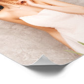 春ピンクボホガーデンフローラ卒業へようこそ ポスター (角)