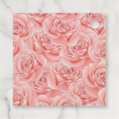 春ピンクローズブロッサムフローラサンキュー フェイバータグ (裏面)