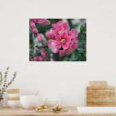 春ピンク咲き花梨 ポスター (キッチン)