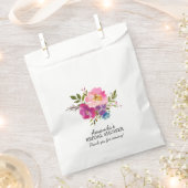 春ピンク&パープルフローラシャワー優先バッグ フェイバーバッグ (クリップ留めされた状態)