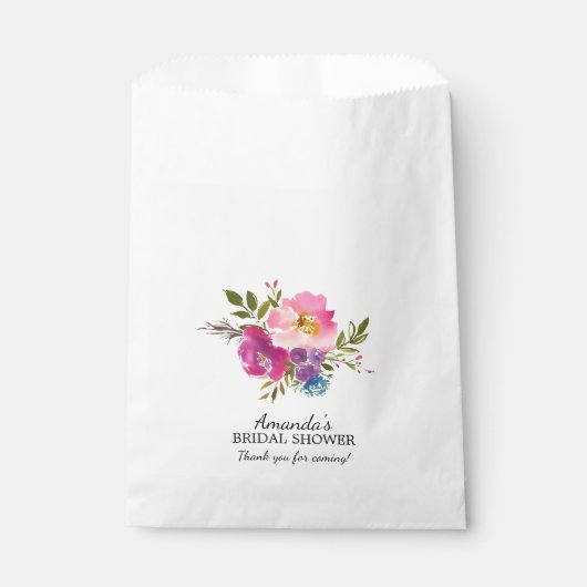 春ピンク&パープルフローラシャワー優先バッグ フェイバーバッグ (正面)