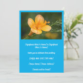 春ピーパーティリッジフラワー結婚ズ 招待状 (スタンド正面)