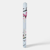 春ファッションピンクマグノリア花見ブルー Case-Mate iPhoneケース (裏面 / 右)