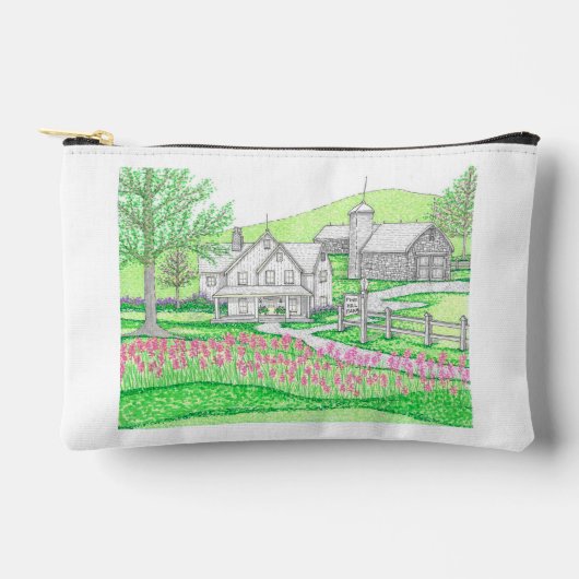 春ファームスモールアクセサリーバッグ アクセサリーポーチ (正面)
