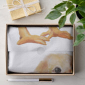 春ファームヒヨコ水彩 薄葉紙 (ギフト)