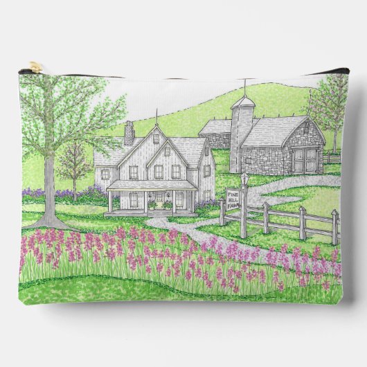 春ファームラージアクセサリーバッグ アクセサリーポーチ (正面)