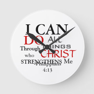 春フィリピン人4:13 ラウンド壁時計