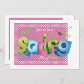 春フィング招待状 招待状 (正面/裏面)