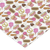 春フェアカーニバルフェスティバルフーズCorndogナチョス ショートテーブルランナー (コーナー)