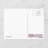 春フェアリーウィズバタフライファンタジーアート ポストカード (裏面)