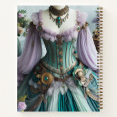 春フェアリータールパステルフローラガウン ノートブック (裏面)