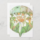 春フェアリーフラワーパーティー ノートカード (正面/裏面)