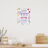 春フェスティバルフライヤー春休みポスター ポスター (キッチン)