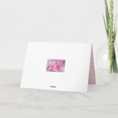 春フェスティバルフレッシュピンク桜 カード (裏面)