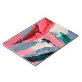 春フェスティバル。数々の色のテクス絵画チャアブ ノートブック (左側)