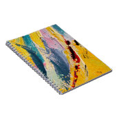 春フェスティバル。数々の色のテクス絵画チャアブ ノートブック (右側)